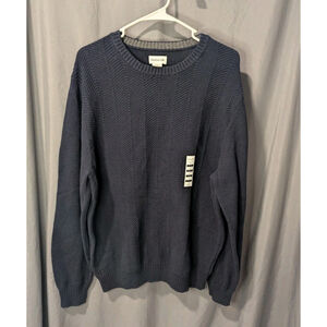 Haggard Sweater Mens XL Crew Neck Blue NWT